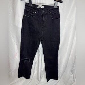 Abercrombie & Fitch Black Ultra High Rise Jeans
